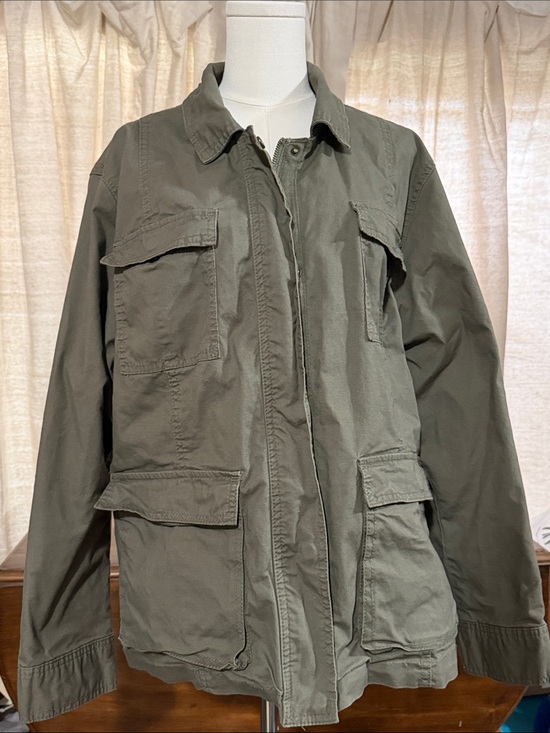 Universal Thread Jackets & Blazers - Universal Thread Olive Utility Jacket with Brass Hardware XXL